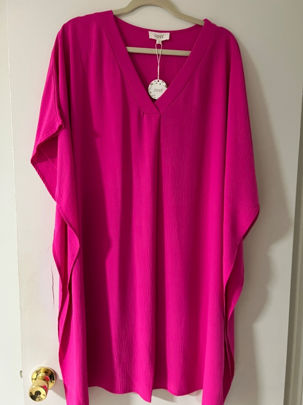NWT Fuschia Dress/Coverup - Picture 2 of 2